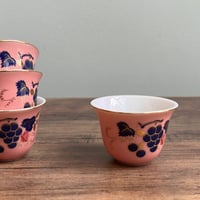 فنجال عتيق نمط حصاد العنب | صناعة يابانية من الثما...