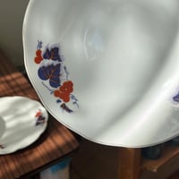 صحن صيني اصدار قديم | نمط حصاد العنب