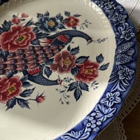 Dish صحن بيضاوي عتيق ونادر - صناعة يابانية