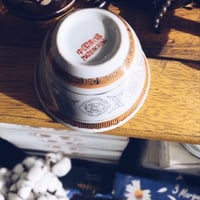 Arabic coffee cup درزن فناجيل عتيقة | ختم صيني أحم...