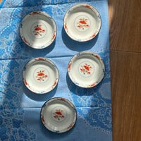 مجموعة من 5 صحون بورسلان صناعة يابانية