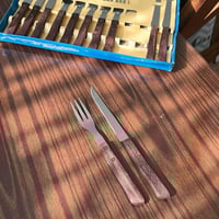 طقم سكاكين وشوك فنتج | صناعة يابانية