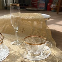 قلاص ايطالي فنتج | بإيطار ذهبي محفور