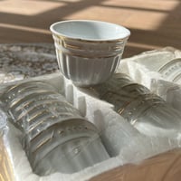 12 cups of Arabic coffee درزن فناجيل عتيقة صناعة ا...