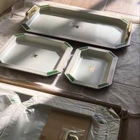 طقم صواني عتيقة من 3 قطع