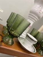 Glass cup قلاص عتيق صناعة أمريكية
