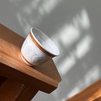 Arabic coffee cup درزن فناجيل عتيقة | ختم صيني أحم...