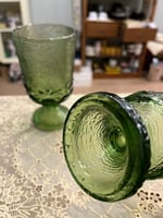 Glass cup قلاص عتيق صناعة أمريكية
