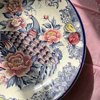 Dish صحن ياباني فنتج نمط الطاووس