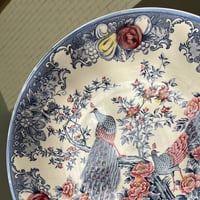 صحن عتيق نمط الطاووس ، صناعة اليابان