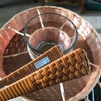 سلة فنتج مقسّمه من الخيزران، صناعة كورية