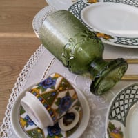 Glass cup قلاص عتيق صناعة أمريكية