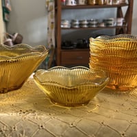 ‏Glass set طقم أمريكي عتيق ماركة انكور هوكنج