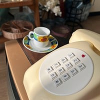 فنجان عتيق ختم صيني احمر