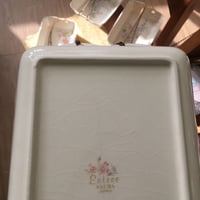 صحن فنتج صناعة يابانية - بمسكة من الخيزران