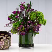 مزهرية بنفسجية براقة مع مكس براند من هانوفيرين