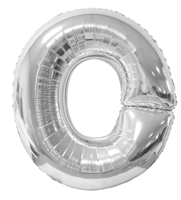 بالونات الحروف الفضية