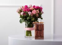 فازة البيبي روز مع كريب ليفو 24 قطعة