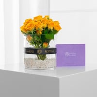 مزهرية سحر القمر الاصفر