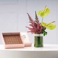 مزهرية النسيم الدافيء مع مكعبات الكراميل من هانوفي...