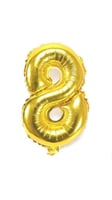 بالونات الارقام الذهبية