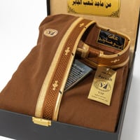 بوكس بشت وبر لاما فاخر – لون أشقر