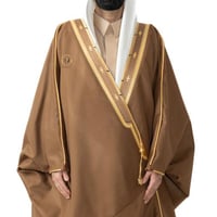 بشت كشميري ثقيل فاخر – لون كموني