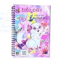 دفتر سلك انجليزي 80 ورقة A5PP-80S-G2