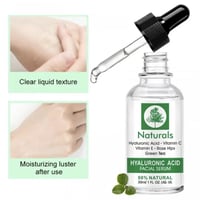 ناتشورال سيروم بحمض الهيالورونيك وفيتامين سي للوجه...
