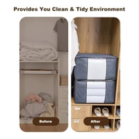 منظم تخزين قماش قابل للطي AH-1966-1