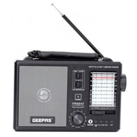 مكبر صوت و راديو ( بلوتوث + USB + AUX + ذاكرة ) GE...