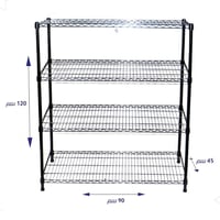 رف تخزين 4 ارفف ALSAHAH SH21747