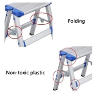 سلم المنيوم قابل للطي درجة واحدة