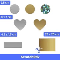 ستكر خدش مقاس 20*23 سم عدد 1