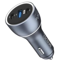 شاحن سيارة بثلاث منافذ بقوة 130 واط اكتيف Active