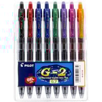 مجموعة أقلام جل 0.7 مم 8 أقلام بايلوت BL-G2-7-S8