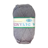 صوف أكريليك رمادي 80 جرام