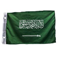 علم السعودية طبقتين مع حلقات 150*100 سم sbc 3584-0...