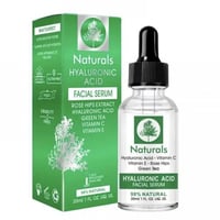ناتشورال سيروم بحمض الهيالورونيك وفيتامين سي للوجه...