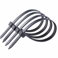 طقم رابط اسلاك بلاستيكي 100 حبة 150 ملم * 4 ملم اس...