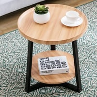 طاولة خدمة خشب بيج AW16318-2