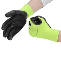 قفازات قطن أصفر وأسود 3 اجواز LAWAZIM K11310