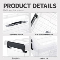 صندوق تخزين بلاستيك 12 لتر JO-1100