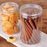 برطمان بلاستيك شفاف مع غطاء 1000 مل 3 قطع Notic NT...