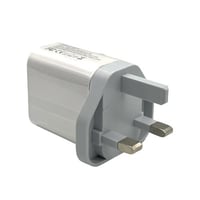 شاحن جداري منفذين صغير بقوة 20 واط DLC D-AD210