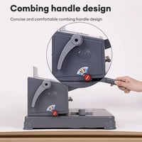 ماكينة تخريم وتجليد الكتب سلك بلاستيك deli 3874