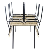 طقم طاولة طعام مع 4 كراسي ASL-6274