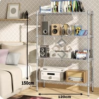 رف تخزين ستيل 4 ادوار AW15740