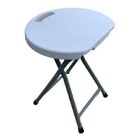 كرسي فايبر مدور بدون ظهر