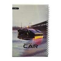 دفتر عربي سلك 100 ورقة BOOKEY A5-24100AR